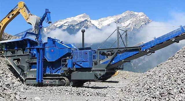 150tph Granite Mobile Crushing Line in Mongolia