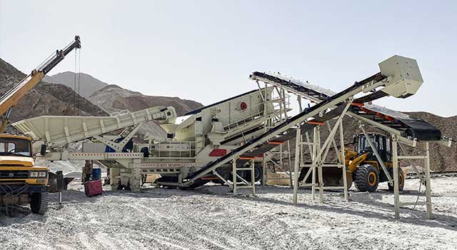 350TPH Granite Crushing Plant in Russia